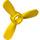 LEGO Gelb Duplo 3-Klinge Propeller (15211)