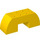 LEGO Yellow Duplo Arch Brick 2 x 6 x 2 Curved (11197)