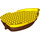 LEGO Yellow Duplo Boat 10 x 18 x 1 with Reddish Brown Hull (14218)