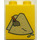LEGO Geel Duplo Steen 1 x 2 x 2 met Sand en Schop zonder buis aan de onderzijde (4066)
