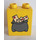 LEGO Yellow Duplo Brick 1 x 2 x 2 with Small Mailbag with Letters without Bottom Tube (4066)