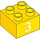 LEGO Jaune Duplo Brique 2 x 2 avec &quot;3&quot; (3437 / 66027)