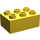 LEGO Yellow Duplo Brick 2 x 3 (87084)