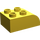 LEGO Gelb Duplo Backstein 2 x 3 mit Gebogenes Oberteil (2302)