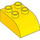 LEGO Jaune Duplo Brique 2 x 3 avec Haut incurvé (2302)