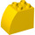 LEGO Yellow Duplo Brick 2 x 3 x 2 with Curved Side (11344)