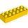 LEGO Yellow Duplo Brick 2 x 6 (2300)