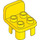 LEGO Gelb Duplo Chair 2 x 2 x 2 mit Bolzen (6478 / 34277)