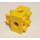 LEGO Yellow Duplo Clutch Brick with Thread (74957 / 87249)