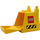 LEGO Yellow Duplo dump truck rear with hatch (31257)
