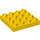 LEGO Yellow Duplo Plate 4 x 4 (14721)