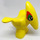 LEGO Jaune Duplo Pteranodon De bébé (Green et rouge Eye Décoration)