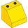 LEGO Jaune Duplo Pente 2 x 2 x 1.5 (45°) (6474 / 67199)