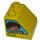 LEGO Yellow Duplo Slope 2 x 2 x 1.5 (45°) with Window with Boy / Girl Faces (6474 / 25300)