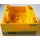 LEGO Yellow Duplo Train Compartment 4 x 4 x 1.5 with Seat with 50422 Train Decoration (51547)