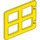 LEGO Gelb Duplo Fenster 4 x 3 mit Bars mit gleich großen Scheiben (90265)