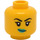 LEGO Yellow E-Sports Gamer Head (Recessed Solid Stud) (3274 / 105596)