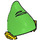 LEGO Gelb Ohren mit Bright Green Elf Hut (15941 / 67409)