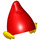 LEGO Jaune Oreilles avec rouge Elf Chapeau (39182)