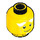 LEGO Yellow Ed Minifigure Head (Recessed Solid Stud) (3626 / 34653)