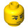 LEGO Yellow Egyptian Warrior Minifigure Head (Safety Stud) (3626 / 19147)