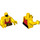 LEGO Yellow El Macho Wrestler Minifig Torso (973 / 76382)