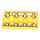 LEGO Yellow Electric Plate 2 x 4 with Contacts (4757 / 73534)