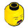 LEGO Yellow Elephant Girl Minifigure Head (Recessed Solid Stud) (3626 / 37718)