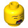 LEGO Yellow Elephant Girl Minifigure Head (Recessed Solid Stud) (3626 / 37718)