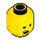 LEGO Yellow Emmet (70814) Minifigure Head (Recessed Solid Stud) (3626 / 18275)