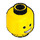 LEGO Yellow Emmet Minifigure Head (Recessed Solid Stud) (3626 / 44179)