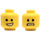 LEGO Yellow Emmet Minifigure Head (Recessed Solid Stud) (3626 / 44179)