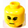 LEGO Gelb Emperor Palpatine Kopf (Sicherheitsbolzen) (3626)