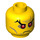 LEGO Yellow Evil Wizard Minifigure Head (Recessed Solid Stud) (3626 / 19097)