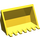 LEGO Yellow Excavator Bucket 6 x 3 with Click Hinge 2-Finger (21709 / 30394)