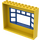 LEGO Gelb Fabuland Building Mauer 2 x 10 x 7 mit Blau Bay Fenster