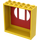 LEGO Yellow Fabuland Door Frame 2 x 6 x 5 with Red Door