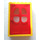 LEGO Amarillo Fabuland Door Frame with Red Door