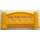 LEGO Yellow Fabuland Fence 1 x 6 x 2 Rounded (2040)