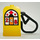 LEGO Yellow Fabuland Petrol Pump with Black Hose (4618)