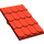 LEGO Jaune Fabuland Roof Support avec rouge Roof Pente et pas de trou de cheminée