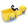 LEGO Geel Fabuland Tricycle met Light Grijs Wielen