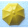 LEGO Jaune Fabuland Umbrella avec No Haut Stud