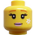 LEGO Yellow Fairy Head (Recessed Solid Stud) (3626 / 10769)