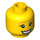 LEGO Yellow Fairytale Princess Minifigure Dual Sided Head (Recessed Solid Stud) (3626 / 18189)