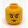 LEGO Yellow Falconer Head (Recessed Solid Stud) (3626)