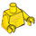 LEGO Yellow Faun Minifig Torso (973 / 88585)