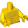 LEGO Yellow Faun Minifig Torso (973 / 88585)