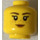 LEGO Yellow Female Centaur head (Recessed Solid Stud) (3626)