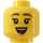 LEGO Yellow Female Centaur head (Recessed Solid Stud) (3626)